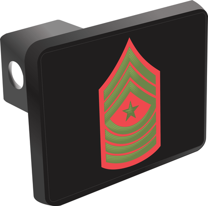 U.S. Marine Corps Sergeant Major Green / Red Hitch Cover