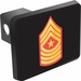 U.S. Marine Corps Sergeant Major Red / Gold Hitch Cover