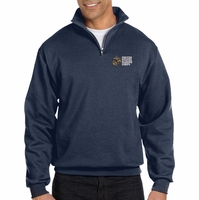 U.S. Marine Corps Split Design Embroidered Quarter-Zip Pullovers Thumbnail Illustration