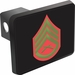 U.S. Marine Corps Staff Sergeant Green / Red Hitch Cover