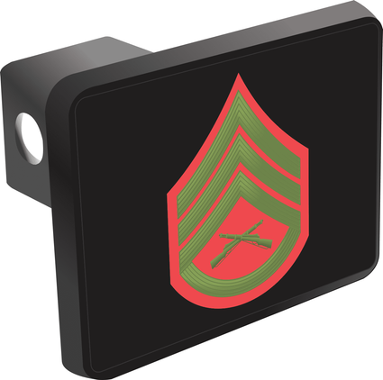 U.S. Marine Corps Staff Sergeant Green / Red Hitch Cover