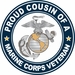 U.S. Marine Corps Veteran Proud Cousin Decal