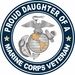 U.S. Marine Corps Veteran Proud Daughter Decal