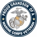 U.S. Marine Corps Veteran Proud Grandson Decal