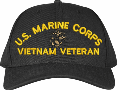 U.S. Marine Corps Vietnam Veteran Embroidered Cap