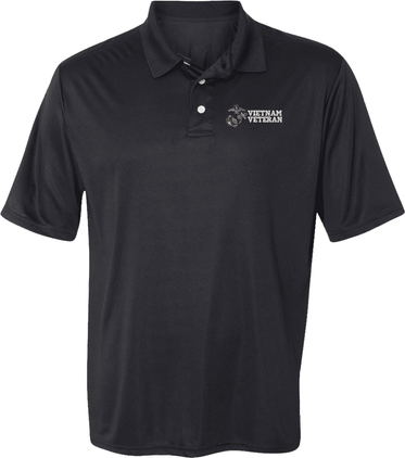 U.S. Marine Corps Vietnam Veteran Moisture Wicking Polo