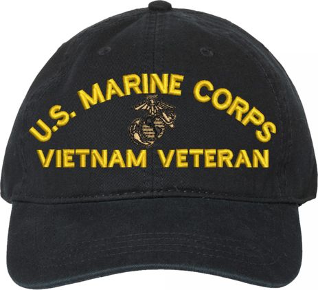 U.S. Marine Corps Vietnam Veteran Unstructured Dad Cap