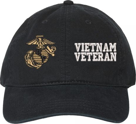 U.S. Marine Corps Vietnam Veteran Unstructured Dad Cap