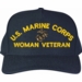U.S. Marine Corps Woman Veteran Embroidered Cap