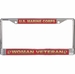 U.S. Marine Corps Woman Veteran License Plate Frame