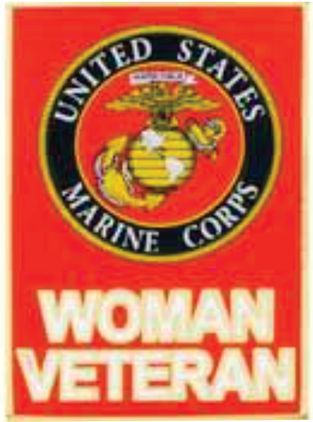 U.S. Marine Corps Woman Veteran Pin