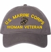 U.S. Marine Corps Woman Veteran Unstructured Dad Cap