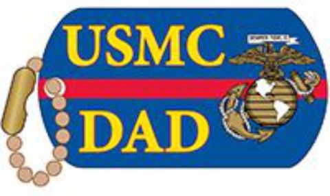 U.S. Marine Dad Pin