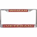 U.S. Marine Woman Veteran License Plate Frame