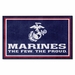 U.S. Marines 4X6 Plush Rug