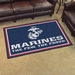 U.S. Marines 4X6 Plush Rug