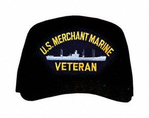 U.S. Merchant Marine Veteran with Ship Ball Cap