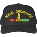 U.S. Naval Ordinance with Logo and Vietnam Ribbons Custom Embroidered Cap