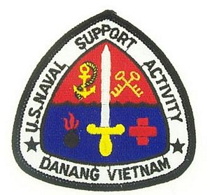 U.S. Naval Support Activity Danang Vietnam 3" Patch