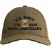 U.S. Navy 250th Anniversary Embroidered Cap