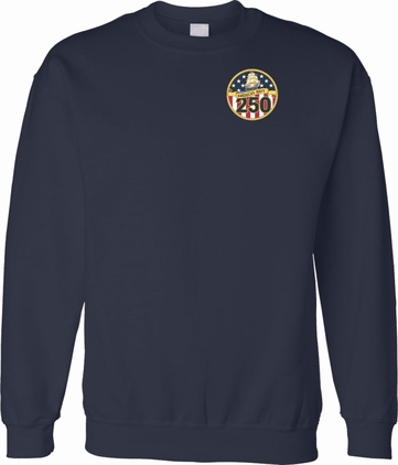 U.S. Navy 250th Anniversary Navy Blue X-Large Printed Sweatshirt
