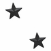 U.S. Navy Admiral 1 Star Black Metal Rank Insignia
