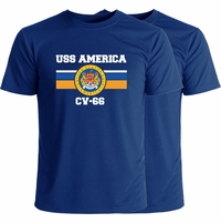 U.S. Navy Aircraft Carrier Crest T-Shirts Thumbnail Illustration