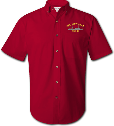 U.S. Navy ASR Submarine Rescue Ships Button Down Dress Shirt - CLOSEOUT SALE!