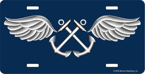 U. S. Navy Aviation Boatswain's Mate License Plate
