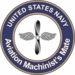 U.S. Navy Aviation Machinist's Mate Round AD decal