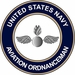 U.S. Navy Aviation Ordnanceman AO decal