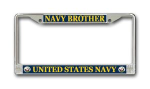 U.S. Navy Brother License Plate Frame