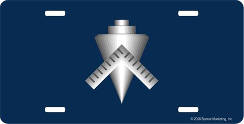 U. S. Navy Builder License Plate