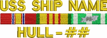 U.S. Navy Carriers with Vietnam Service Ribbons Apparel