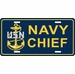 U.S. Navy Chief Petty Officer (CPO) License Plate