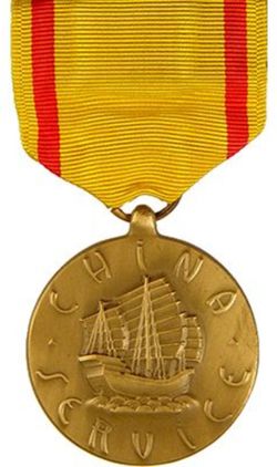 U.S. Navy China Service Full Size Medal