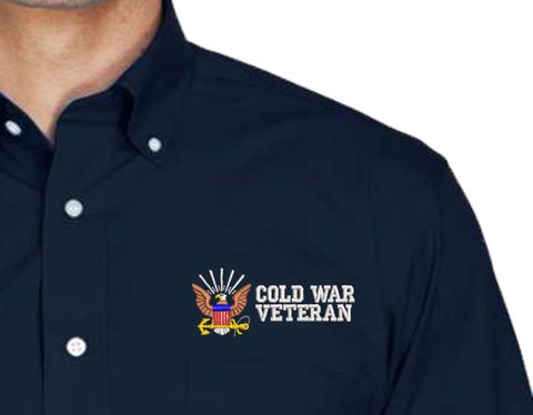 U.S. Navy Cold War Veteran Embroidered Dress Shirt
