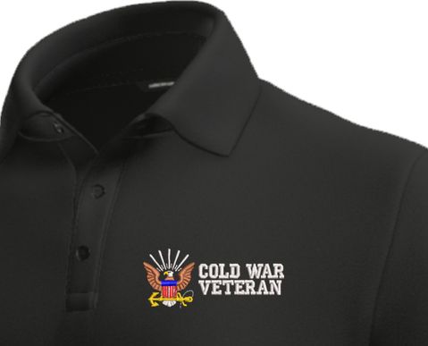 U.S. Navy Cold War Veteran Moisture Wicking Polo