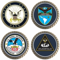 U.S. Navy Commands Challenge Coins Thumbnail Illustration