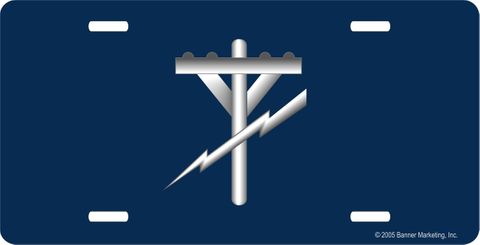 U. S. Navy Construction Electrician License Plate
