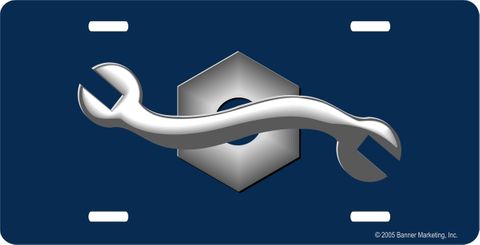 U. S. Navy Construction Mechanic License Plate