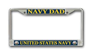 U.S. Navy Dad License Plate Frame