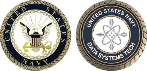 U.S. Navy Data Systems Tech DS Challenge Coin