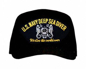 U.S. Navy Deep Sea Diver with Helmet Ball Cap