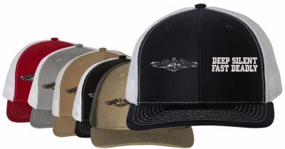 U.S. Navy Deep Silent Fast Deadly Dolphin Split Cap