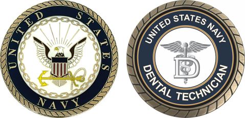 U.S. Navy Dental Technician DT Challenge Coin