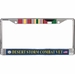 U.S. Navy Desert Storm Combat Veteran 3-Ribbon Stack License Plate Frame