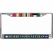 U.S. Navy Desert Storm Veteran 3-Ribbon Stack License Plate Frame