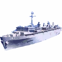 U.S. Navy Destroyer Tender Reunion Shop Thumbnail Illustration