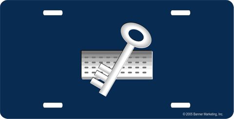 U. S. Navy Disbursing Clerk License Plate